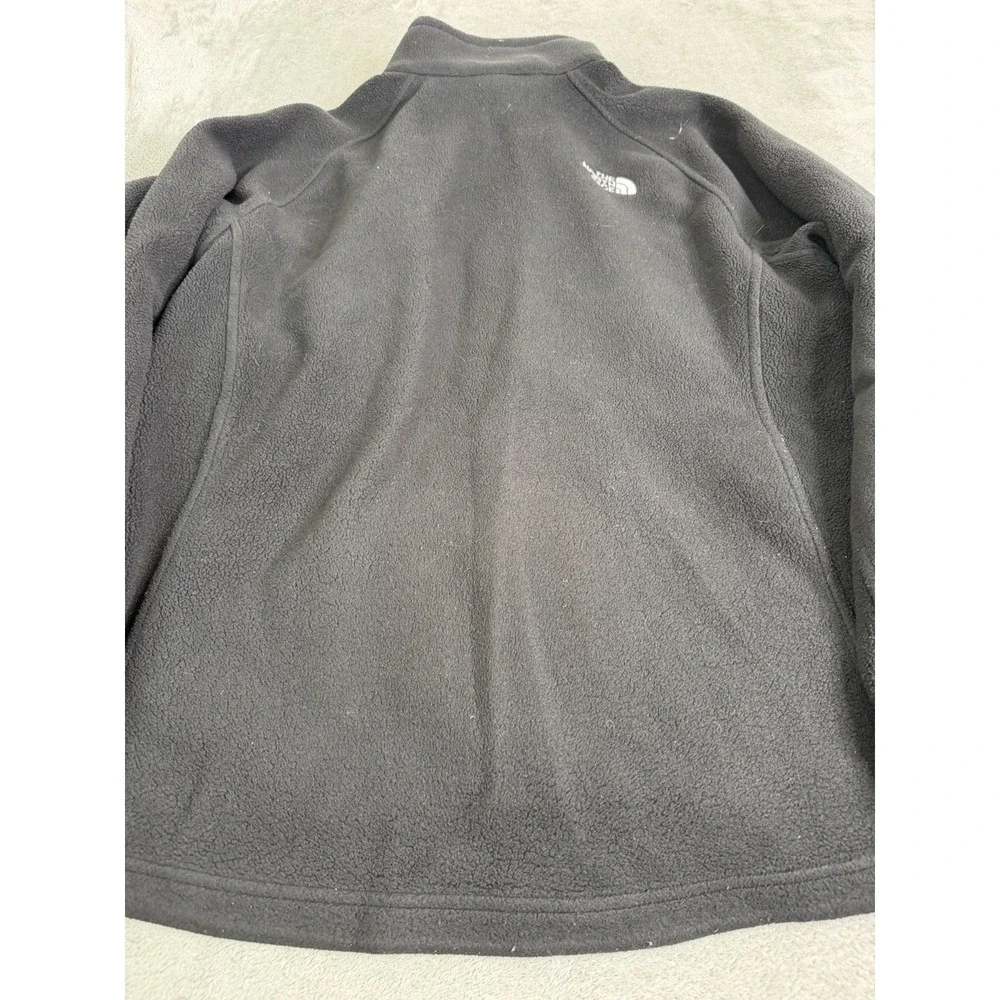 The North Face Full Zip Fleece Jacket Men's Size Large Black Outdoor